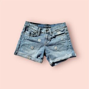 Lucky Brand Distressed Daisy Shorts